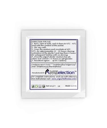 Balkan Style Plain Yogurt Starter Cultures - 3 Freeze-Dried Sachets | 3 Count Pack - Premium Quality - Buy Online on GoSupps.com