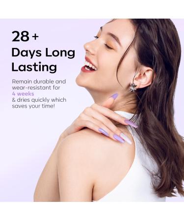 Modelones Purple Glitter Gel Nail Polish 6 Colors Shimmer Violet Mermaid Gel Polish Cat Eye Sparkle gel nail Soak Off Led Summer Nail Gel Polish for Women Girl DIY Nail Art Gift Purple Gliiter - Buy Online on GoSupps.com