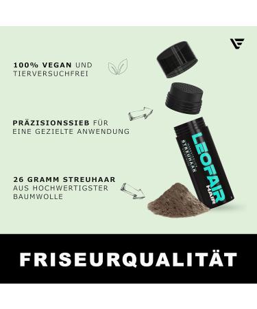 Leofair Hair Compression - 100% Natural Hair Scatter for Full Dense Hair in Seconds | Premium Quality 28g | Perfect Look for Men & Women (Red) - International Shipping Available - Buy Online on GoSupps.com