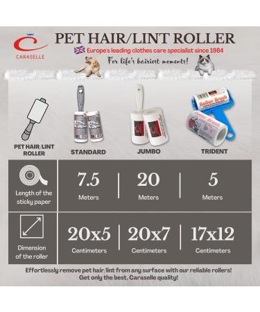 CARASELLE Pet Hair Remover Refills only no handles - Lint Rollers for Pet Hair Sticky Roller for Clothes Pet Hair Remover Washing machine Dog Hair Remover Cat Hair Roller Lint Roller Refills pack of 8 refills - Buy Online on GoSupps.com