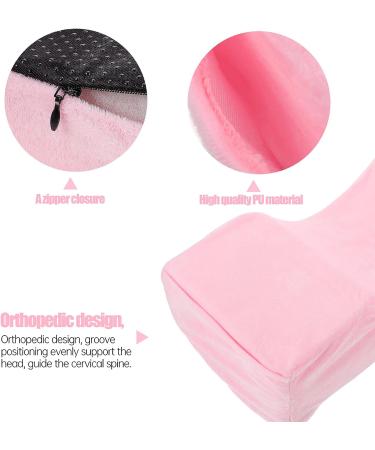 Kichvoe Lash Pillow for Extensions - Memory Foam Neck Support Pillow for Beauty Salon - Pink - Buy Online on GoSupps.com
