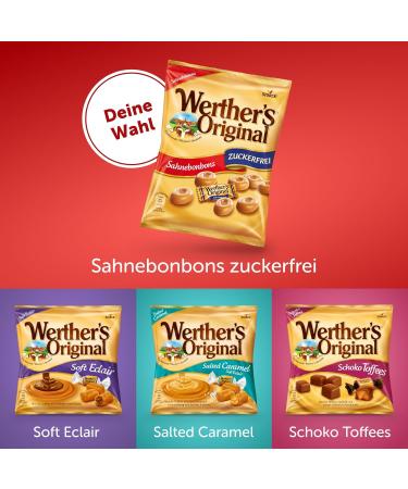 Werther's Original Sugar-Free Cream Candies - 70g Caramel Flavor | Buy Internationally Online - Buy Online on GoSupps.com