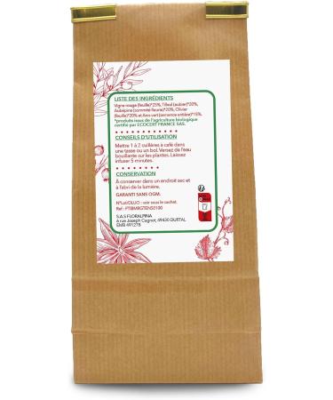 Organic tension herbal tea - red vine olive leaf hawthorn lime tree sapwood and green anise - 100g - Buy Online on GoSupps.com