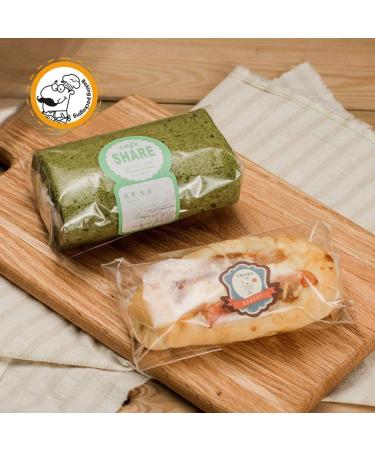 300 PCS 11.8x11.8inch Cellophane Packaging Sheets for Bread, Cakes & Desserts | Convenient Cellophane Wrap for Store & Take-away | by FUNZON FH031 - Buy Online on GoSupps.com