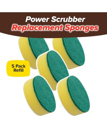 Buy Horsepower 5 Heavy-Duty Sponges for Cordless Scrubbers - AS-SEEN-ON-TV Long-Lasting Cleaning Pads for Dishes & Grease Removal | International Shipping Available - Buy Online on GoSupps.com