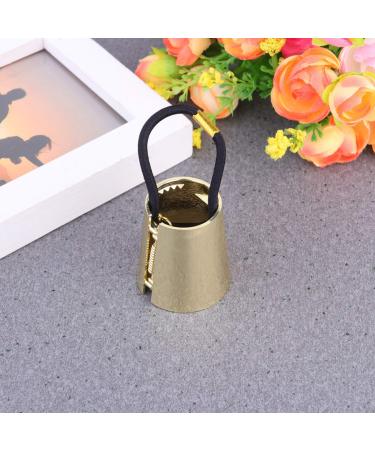 Happyyami Small Ponytail Holders: Metal Circle Hair Cuff - Gothic Punk Elastic Hair Ties (Golden) - Hair Accessories for Women and Girls - Buy Online on GoSupps.com