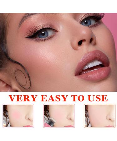 Cream Contour Blush Stick Long Lasting Waterproof Blush Stick for Cheeks&Lips Multipurpose Face Highlighting Concealing Cream Shimmer Contour Stick Makeup for Women 01 - Buy Online on GoSupps.com