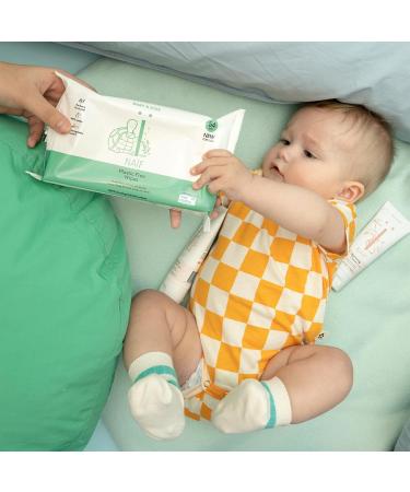 Na f Plastic-Free Wet Wipes - 864 Pieces for Baby & Face | 99% Water | Alcohol & Perfume Free | Sustainable Eucalyptus Fibers - Buy Online on GoSupps.com