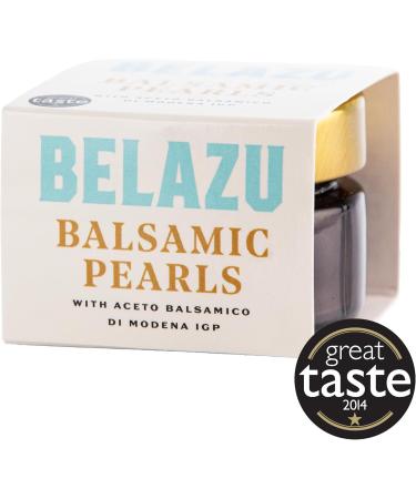 Belazu Balsamic Pearls 55g: Gourmet Balsamic Vinegar Spheres for Culinary Delights - Buy Online on GoSupps.com