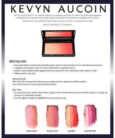 Kevyn Aucoin The Neo-Blush Rose Cliff Trio Palette - Pearl, Satin & Matte for Cheek Highlighting - Buy Online on GoSupps.com