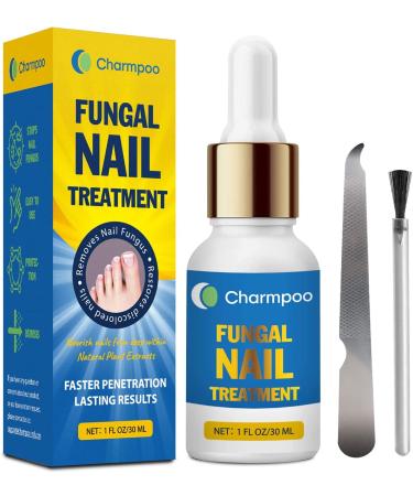 Toenail Fungus Treatment Nail Fungus Treatment For Toenail Toe Nail Fungus Treatment Extra Strength Fungus Nail Treatment Toe Fungus Nail Treatment Antifungal Liquid With File And Brush - 1fl Oz/ 30ml