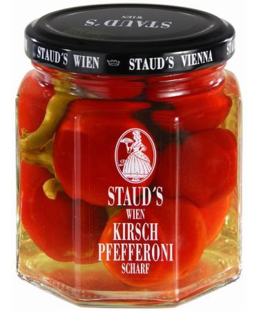 Staud's Wien - Cherry peppers very hot - 6 x 228 ml
