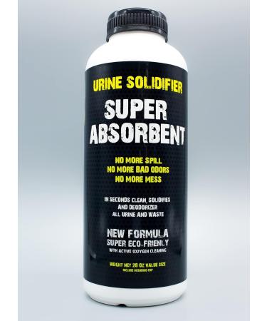 ULTRABSORB Super Absorbent Powder - Multi-Purpose Spill Solidifier & Odor Remover for Urine Vomit Portable Toilets - 28 Oz - Buy Online on GoSupps.com