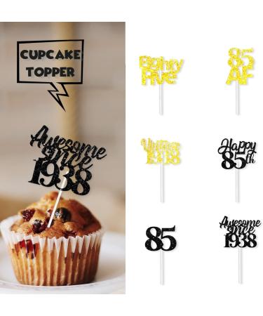 S-Vin-85 Ice Cream Fruit Dessert Cupcake Topper Colorful Glitter Happy Birthday Sensory Pop Game Theme Decor Supplies Baby Shower Boys Girls Birthday Party Decorations 26 - Buy Online on GoSupps.com