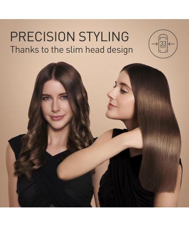 Panasonic EH-HS99 Nanoe Ceramic Hair Straightener - Temperature Control, Black/Rose Gold - Buy Online on GoSupps.com