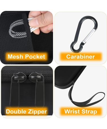 Elonbo Hard Travel Case for Asthma Inhaler Spacer - Organize and Protect Your Medication On-the-Go - Black (CASE ONLY) - Buy Online on GoSupps.com