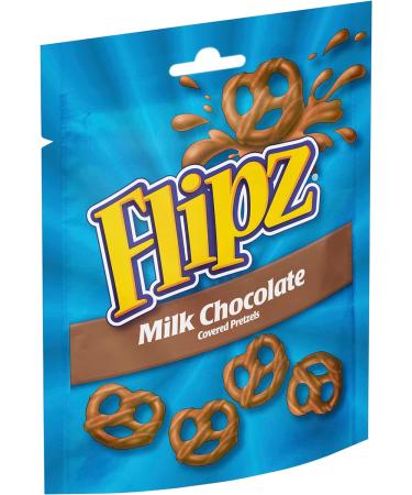 Flipz Milk Chocolate Coated Pretzel Snacks 90g - Crunchy & Delicious (1 Pack) - Buy Online on GoSupps.com