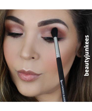 Professional 2pc Eyeshadow Blending Makeup Brushes Set - Beauty Junkees Tapered Bristles for Flawless Crease & Pencil Eyeliner Smudging | Premium Quality - Buy Online on GoSupps.com