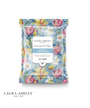 Laura Ashley 4 Pack Face Wipes - Cleansing Makeup Remover with Vitamin C Retinol & Hyaluronic Acid - 120 Pcs for Women - Buy Online on GoSupps.com