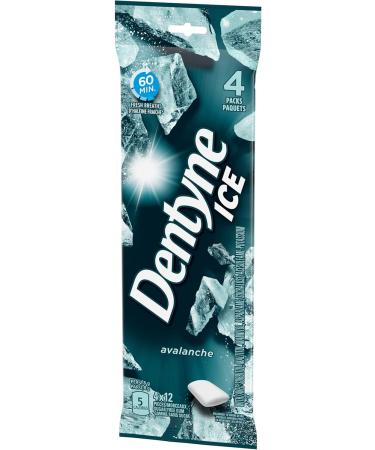 Dentyne Ice Sugar-Free Gum Avalanche 4pk Avalanche 48 count (Pack of 1) - Buy Online on GoSupps.com