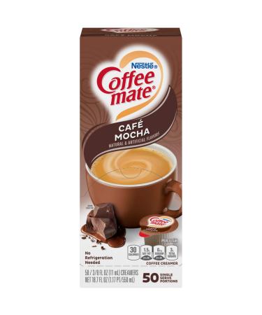 Coffee-mate Liquid Creamer Singles - Cafe Mocha - 50 ct