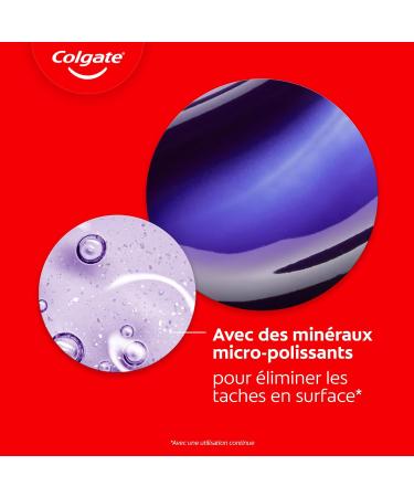 COLGATE - S rum Max White Purple - Booster de Blancheur Apr s le Dentifrice pour une Correction Instantan e de la Couleur - Pour un sourire plus blanc et clatant d s la premi re utilisation - 40ml Serum - Buy Online on GoSupps.com