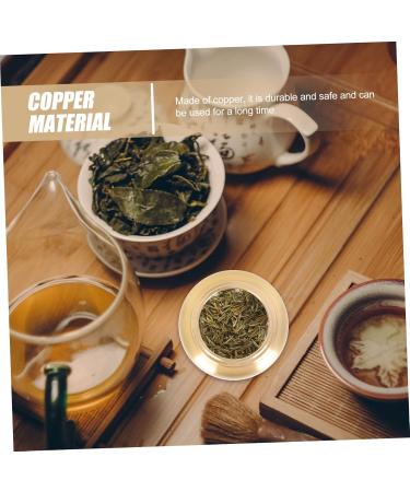 Zerodeko Pure Copper Powder Jar Incense Powder Mini Incense Sticks Loose Pot Durable Canister Tea Storage Jar - Buy Online on GoSupps.com