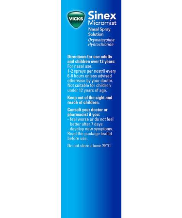 Vicks Micromist Nasal Pump Spray 15ml - Fast-Acting Relief for Nasal Congestion - Buy Online on GoSupps.com