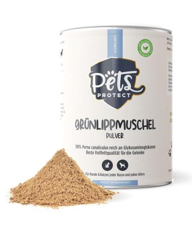 100% Green Lipped Mussel Powder for Joint Function - Very High Glycosaminoglycan Content (3.5%) - Complete Fat Quality - No Artificial Additives - Dog and Cat - 150 g