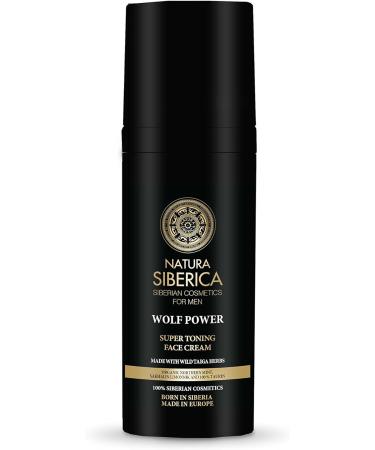 Natura Siberica Men's Wolf Power Super Toning Face Cream 50ml - Revitalize & Energize Your Skin | International Shipping Available - Buy Online on GoSupps.com