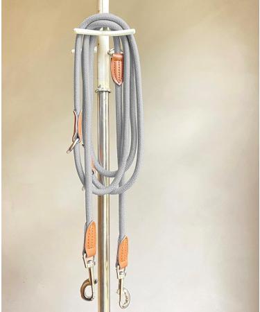 Leitengr n Light Dog Leash for Small Dogs | 3M Adjustable with 2 Carabiners | Lightweight Devon Model in Light Gray - Perfect for International Shipping - Buy Online on GoSupps.com