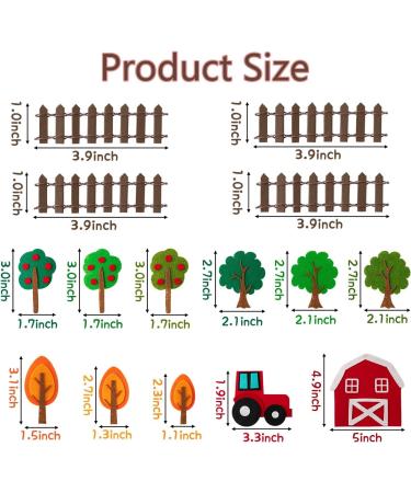 EGuangwiua 27Pcs Farm Animals Birthday Cake Topper Decorations Mini Barnyard Animals Barn Cow Sheep Cake Topper Decor for Boys Girls Farm Animals Birthday Baby Shower Farmhouse Theme Party Supplies - Buy Online on GoSupps.com