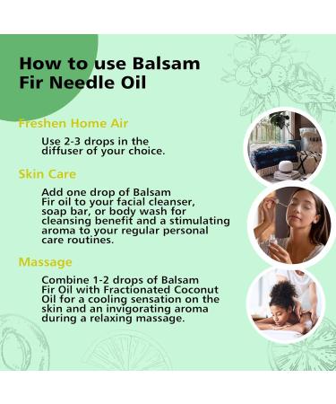 Balsam Fir Needle Essential Oil - 30ml | Scent Oil for Home Crafts & Holiday Aromatherapy - Buy Online on GoSupps.com
