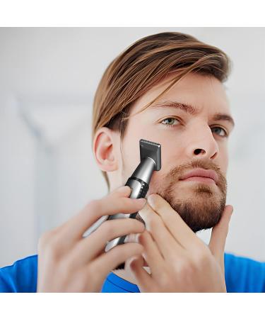 Perry Ellis Rechargeable Ear & Nose Hair Trimmer for Men | 3 Detachable Heads for Grooming | Mens Grooming Kit & Detailer - Buy Online on GoSupps.com