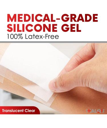 HEALQU Surgical Tape - 6 Rolls (2"x10yd) | Transparent Waterproof Medical Tape for Wound Care & First Aid Supplies - Breathable & Gentle Adhesion - Buy Online on GoSupps.com