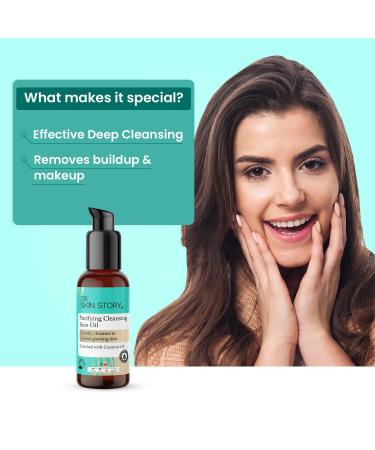 Purifying Cleansing Oil Makeup Remover - Macadamia Jojoba & Coconut Oils | Nourishing Paraben-Free 50ml - International Shipping - Buy Online on GoSupps.com