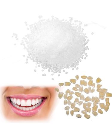 Karjiaja Temporary tooth repairs tooth repair set tooth filling repair dentures dentures instant veneer veneers teeth tooth repair granules 50 g toothgels and approx. 50 tooth flaps