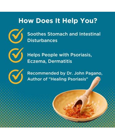 Baar American Saffron Herbal Tea - Digestive Aid & Intestinal Cleansing for Skin Conditions - 6 oz - Buy Online on GoSupps.com