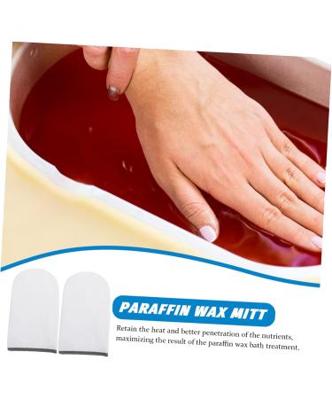 Beavorty 1 Pair waxing gloves hand moisturizer gloves moisturizing gloves spa accessories bath gloves Paraffin Manicure Mitt overnight gloves repair nail art gloves wax hand treatment mitt 27.5X16.5cm Grey - Buy Online on GoSupps.com