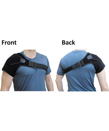 Buy ObboMed MB-4310 Shoulder Stability Brace Neoprene Support for Rotator Cuff AC Joint Dislocation & Shoulder Pain Relief | International Shipping Available - Buy Online on GoSupps.com