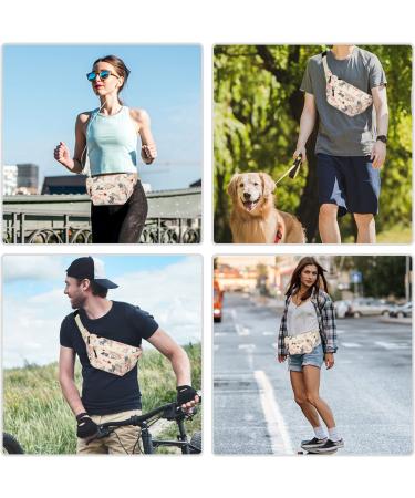 Fanny Pack for Men Women - Waist Bag Pack - Lightweight Belt Bag for Travel Sports Hiking Flamingo 11" x 5" x 6" L(11" x 5" x 6") - Buy Online on GoSupps.com