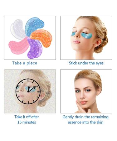 Under Eye Patches for Puffy Eyes - 10 Pairs Hydrating Gel Pads with Hyaluronic Acid & Vitamin C for Dark Circles Wrinkles & Anti-Aging - Perfect Gift for Women - Buy Online on GoSupps.com