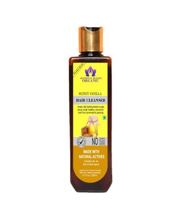 Blessfull Healing Organic Honey Vanilla Hair Cleanser | Shampoo 200 ML (Packing May Vary)