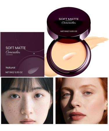 Matte Concealer Full Coverage Waterproof Concealer Cream Lightweight 10 Gram Waterproof Cream for Daily Use Indoor and Outdoor Natural color - Buy Online on GoSupps.com