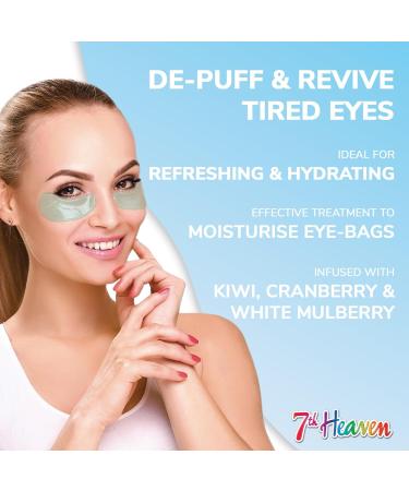 7th Heaven Under Eye Hydrogel Patches (60 Patches / 30 Pairs). Includes Spatula. Under Eye Masks for Puffy Eyes. Cooling Eye Masks to Revive Tired Eyes - Genuine 7th Heaven Eye Masks Skincare - Buy Online on GoSupps.com