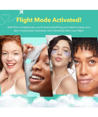 Patchology On The Fly Travel Facial Kit Travel-Friendly Hydrating Skincare Essentials for Face Eyes and Lips Includes 2 Pair Under Eye Patches 2 Hydrate Sheet Mask for Refreshed Skin 1 Lip Mask - Buy Online on GoSupps.com