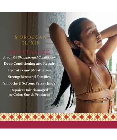 Revitalize Argan Shampoo & Conditioner Set for Women | Antioxidant-Enriched Hair Treatments | Suitable for All Skin Types | 805 fl oz - Shop Now - Buy Online on GoSupps.com