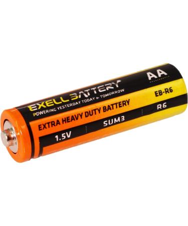 Exell AA Super Heavy-Duty Batteries - Pack of 12 | Long-lasting Reliable Power - International Shipping Available - Buy Online on GoSupps.com
