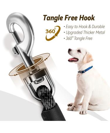 Buy Lynxking Reflective Dog Leash - 15m Nylon Training Line with Carabiner Hook for All Dog Sizes - Buy Online on GoSupps.com