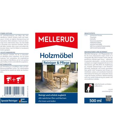 Holzm bel Reiniger & Pflege | Wood Furniture Cleaner 0.5L - Premium Care for Wooden Furniture - Buy Online on GoSupps.com